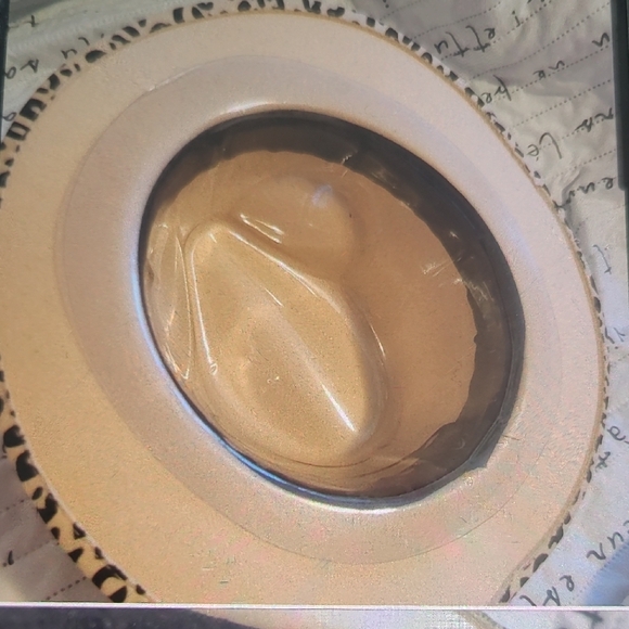 Leopard Print Women's Fedora Hat - Picture 2 of 4